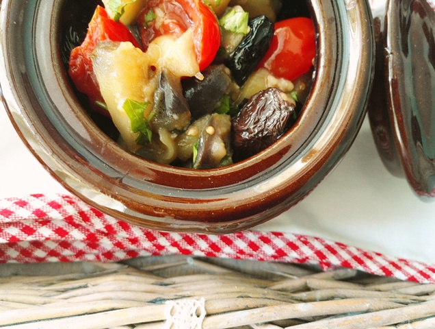 Vinete cu legume la tigaie